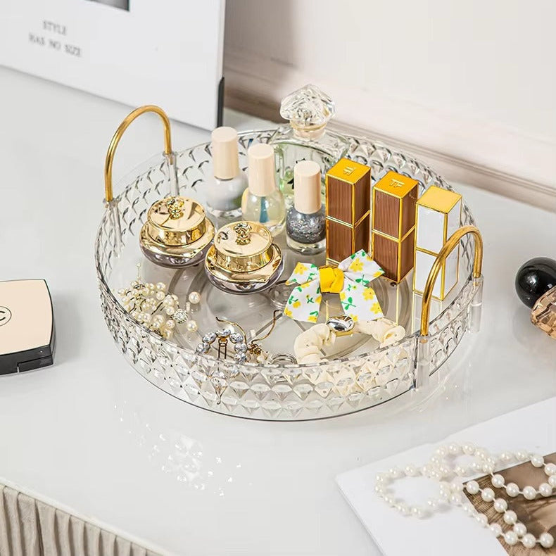 360° Multifunctional Rotating Storage Organizer with Side Handles