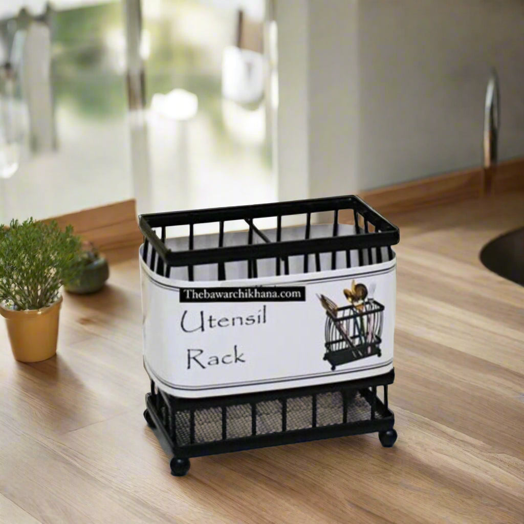 Premium Metal Utensils Rack