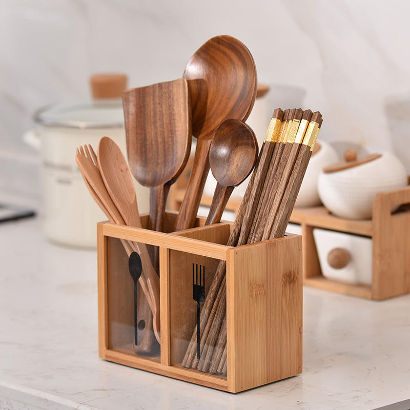 BambooCraft Kitchen Utensils Holder