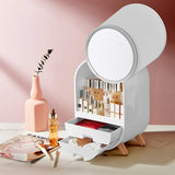 Brilliance LED Vanity Organizer with Mirror