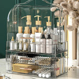 Transparent Desktop Cosmetics Storage Organizer