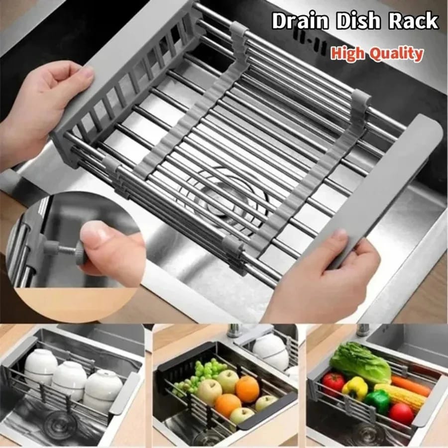 Drainage Rack Box Adjustable Stainless Steel Drain Rack – All-In-One Store
