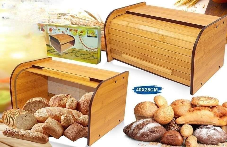 Wooden Bread Storage Box