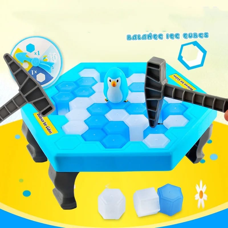 Penguin breaking ice table game