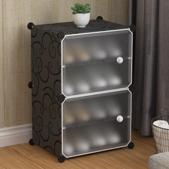 DIY plastic storage cabinet