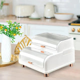 Double lid bottle organizer