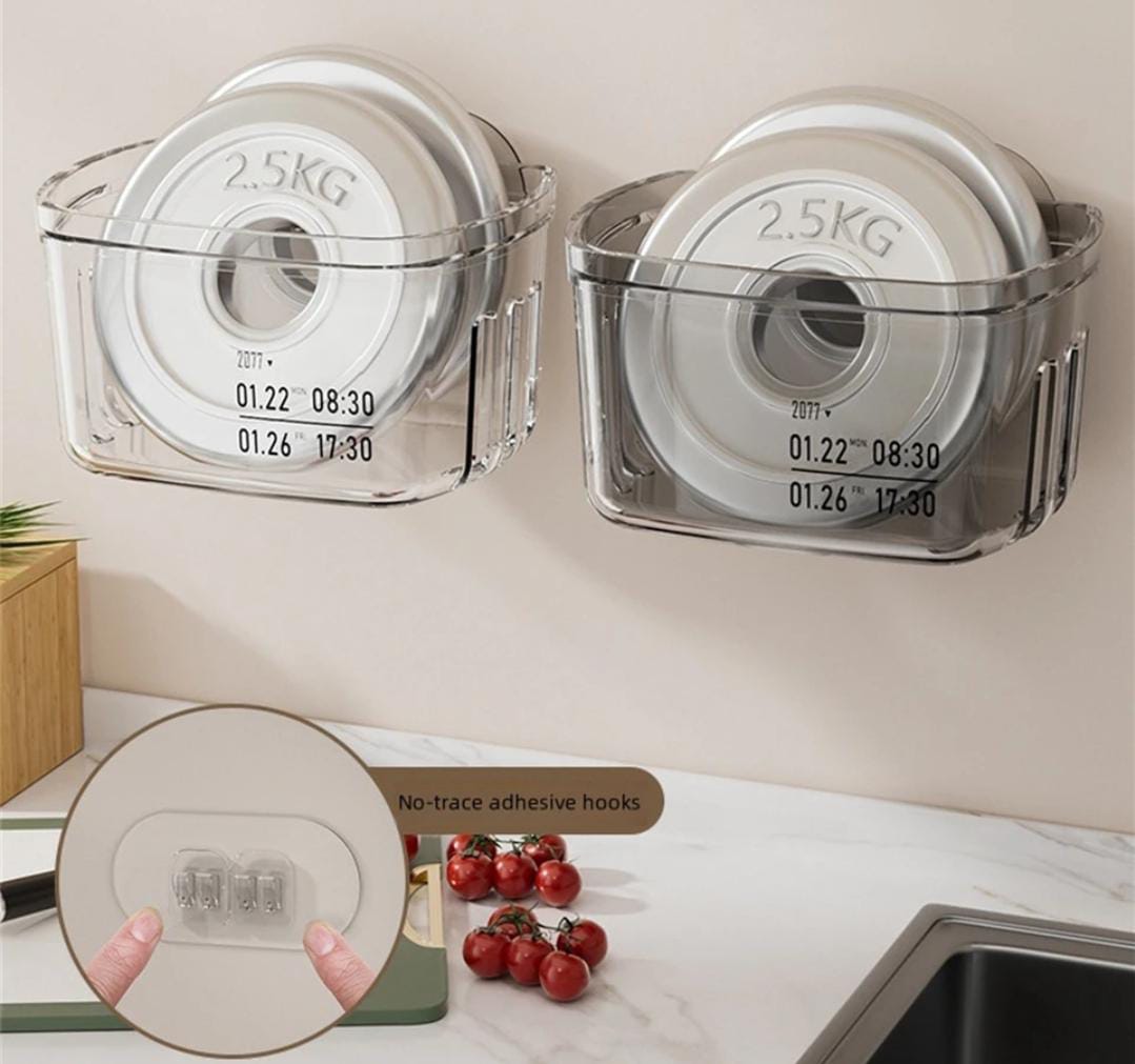 Kitchen wall storage rack