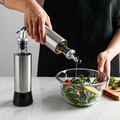 500ml steel cover oil bottle