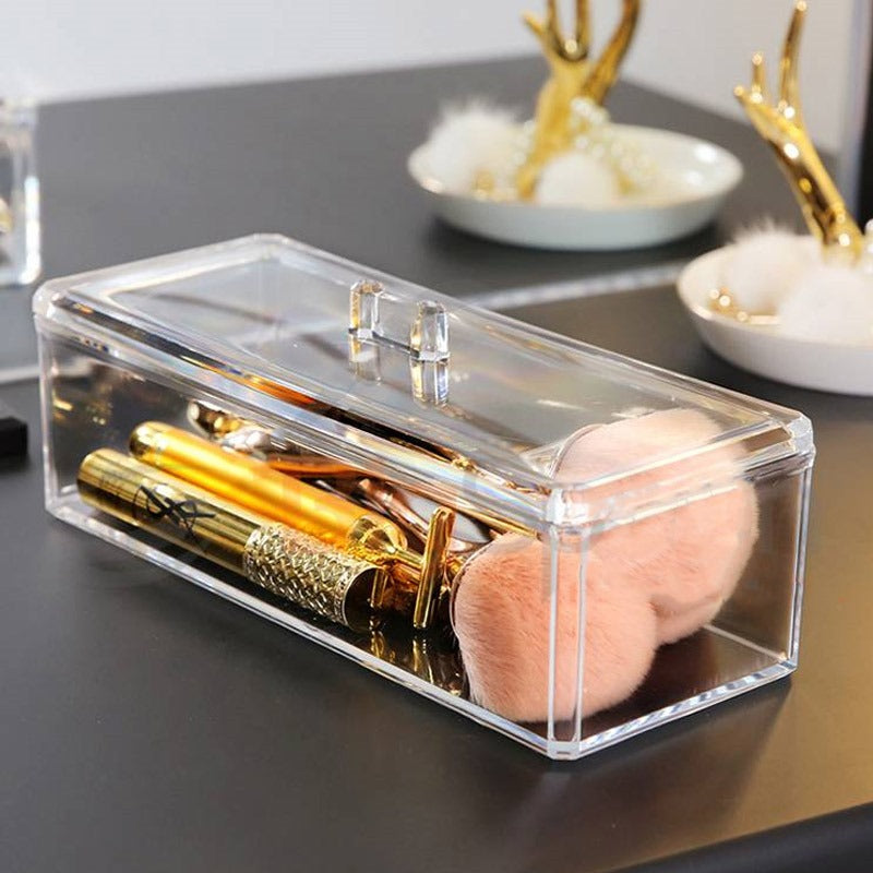 Acrylic Dust-Proof Vanity Organizer