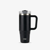 TYESO® Spill-Proof Stainless Steel Tumbler with Straw & Cleaning Brush (900ml) (TS-8868)