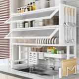 Double Cabin DishDry & Organizer Rack