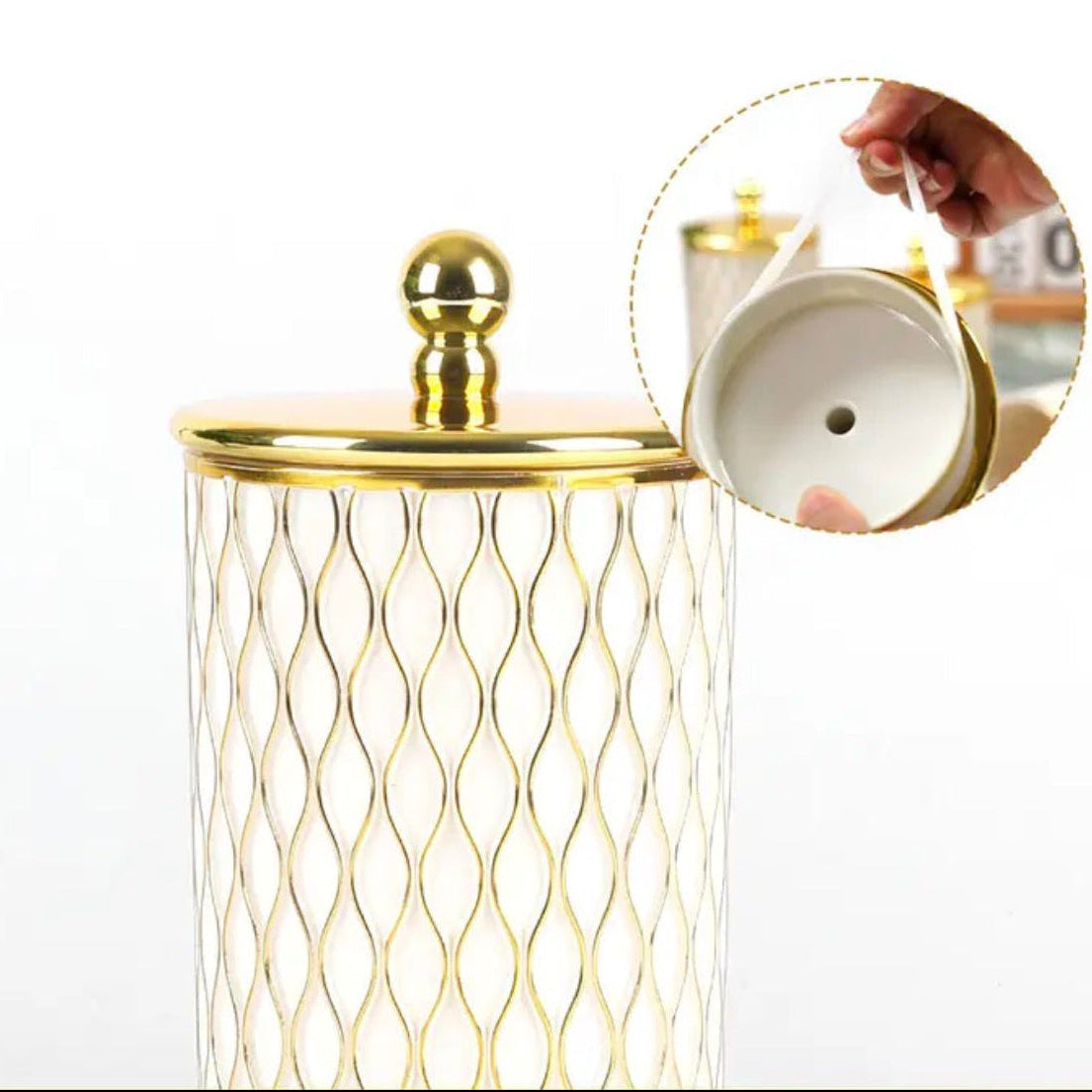 Wavy Canister Trio - Solid