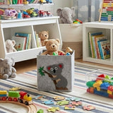 JungleJoy Foldable Storage Box – Fun Animal Organizer for Kids