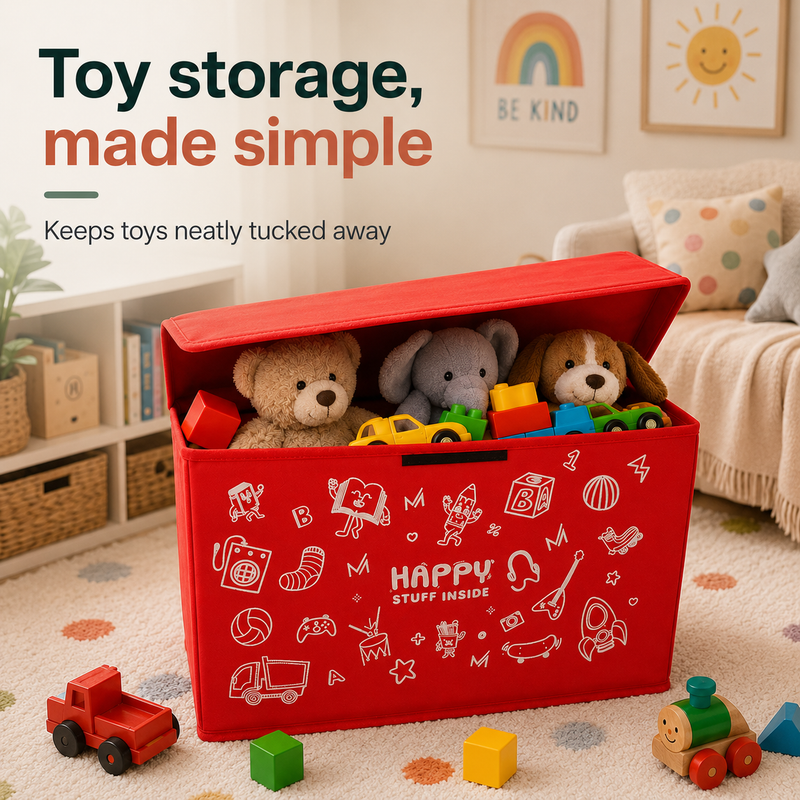 Happy Stuff Kids Storage Box by Matrix