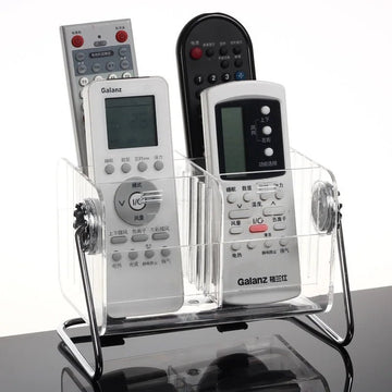 Acrylic Desktop Remote Control Organizer - All-In-One Store