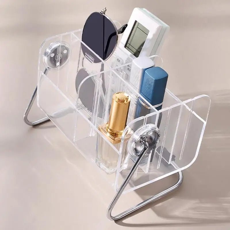 Acrylic Desktop Remote Control Organizer - All-In-One Store