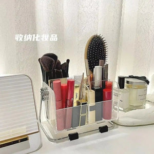 Acrylic Desktop Remote Control Organizer - All-In-One Store