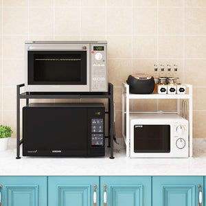 Adjustable Microwave Oven Shelf - All-In-One Store