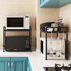 Adjustable Microwave Oven Shelf - All-In-One Store
