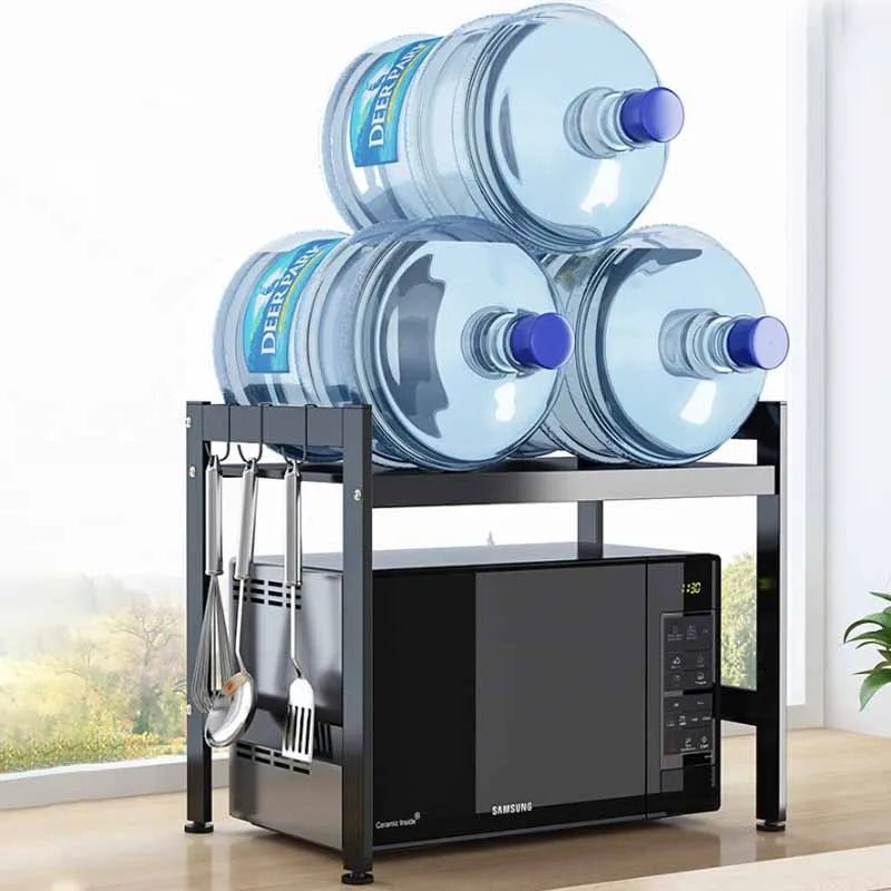 Adjustable Microwave Oven Shelf - All-In-One Store