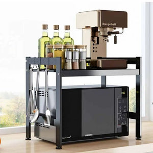 Adjustable Microwave Oven Shelf - All-In-One Store