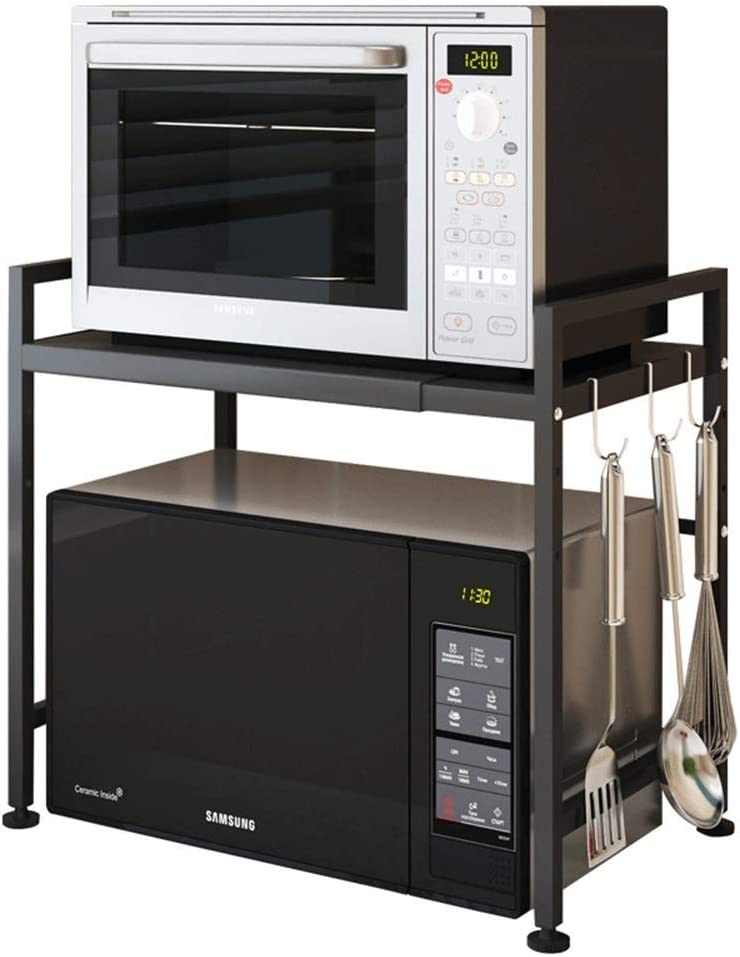 Adjustable Microwave Oven Shelf - All-In-One Store