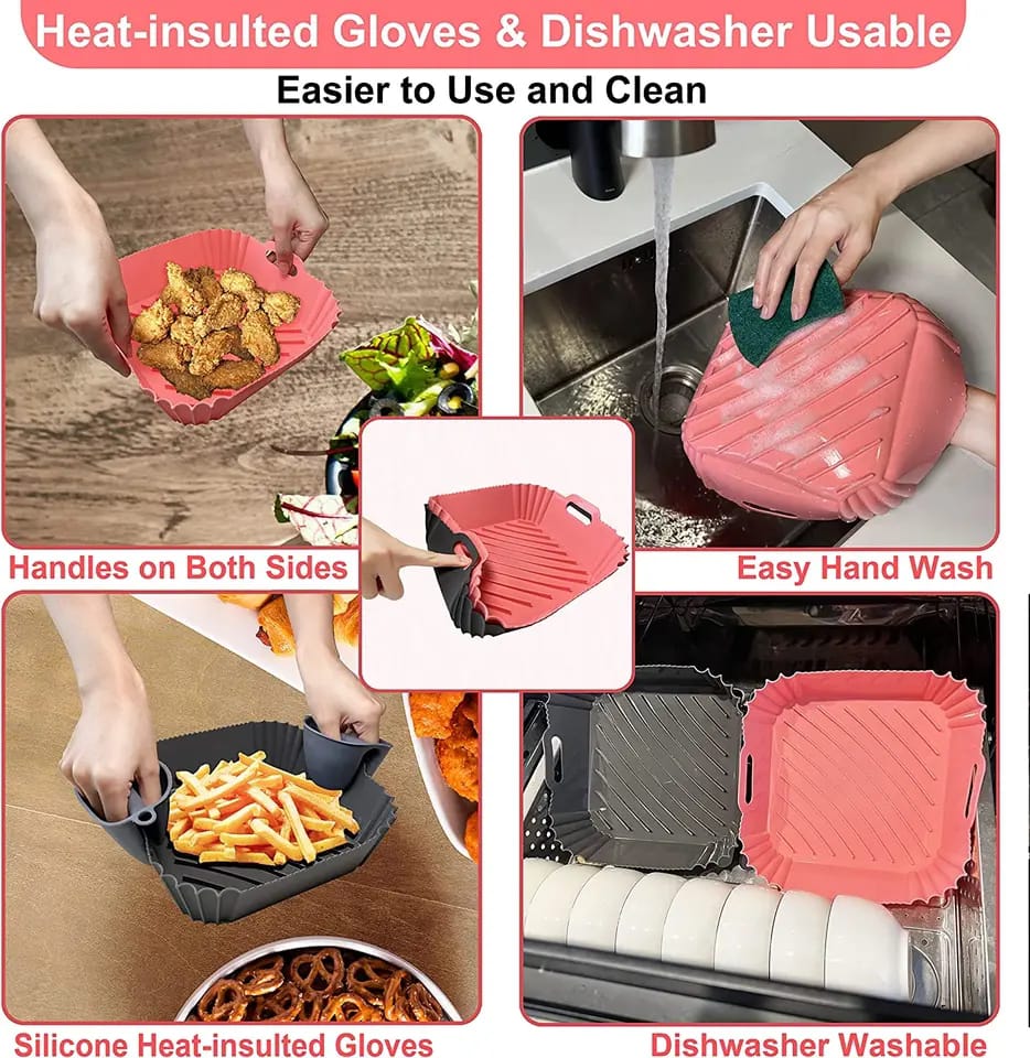 Air Fryer Silicone Reusable Mold - All-In-One Store