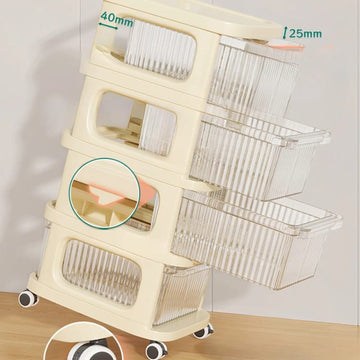 Auxiliary Organizer Trolley - All-In-One Store