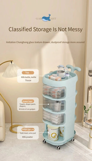 Baby Supplies Multi Purpose Trolley - All-In-One Store