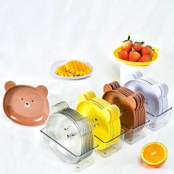 Bear Snack plate (8pcs) - All-In-One Store