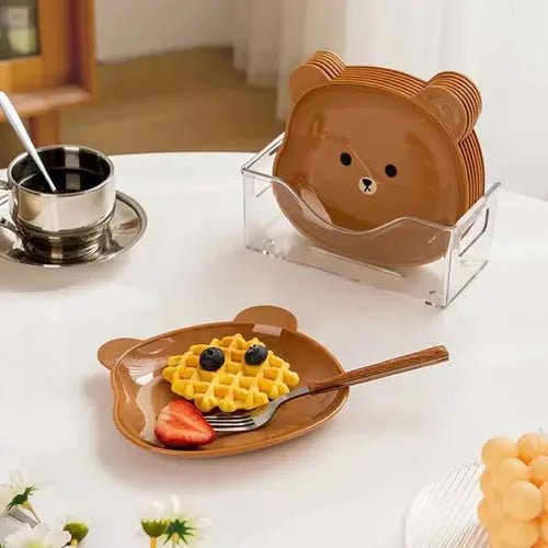 Bear Snack plate (8pcs) - All-In-One Store