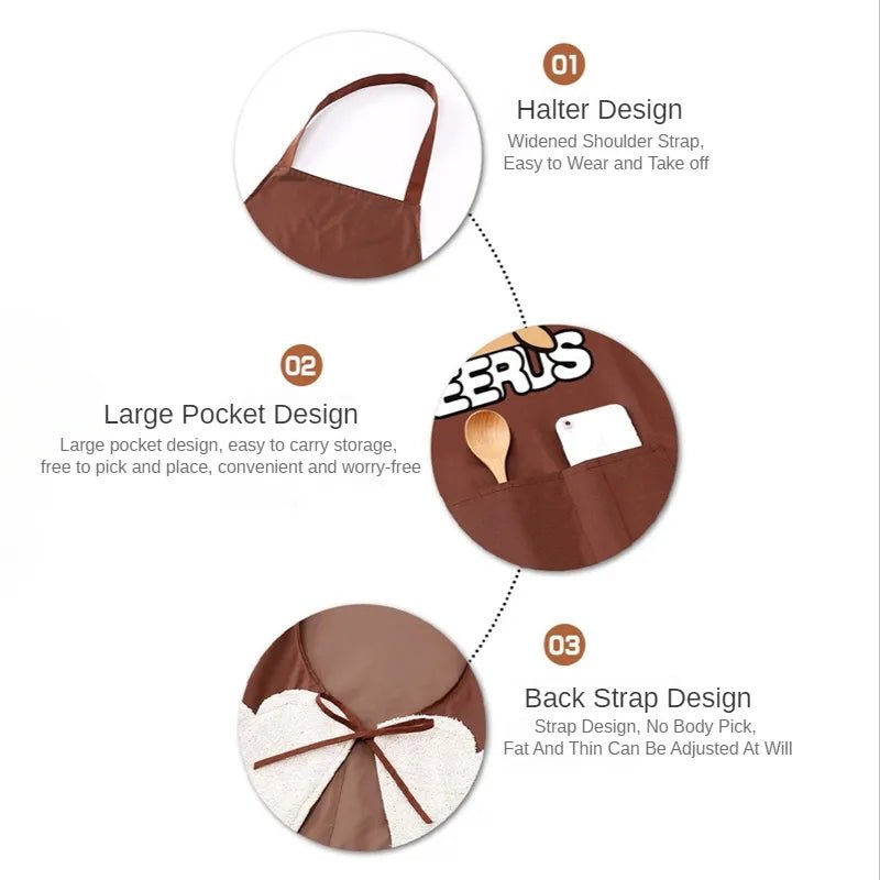 Bib Waist Cooking Clothes For Kitchen - All-In-One Store