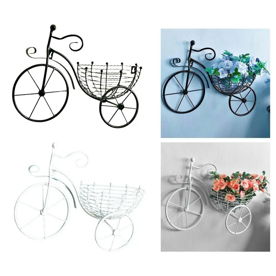 Bicycle Design Wall Basket For Home Decoration - All-In-One Store