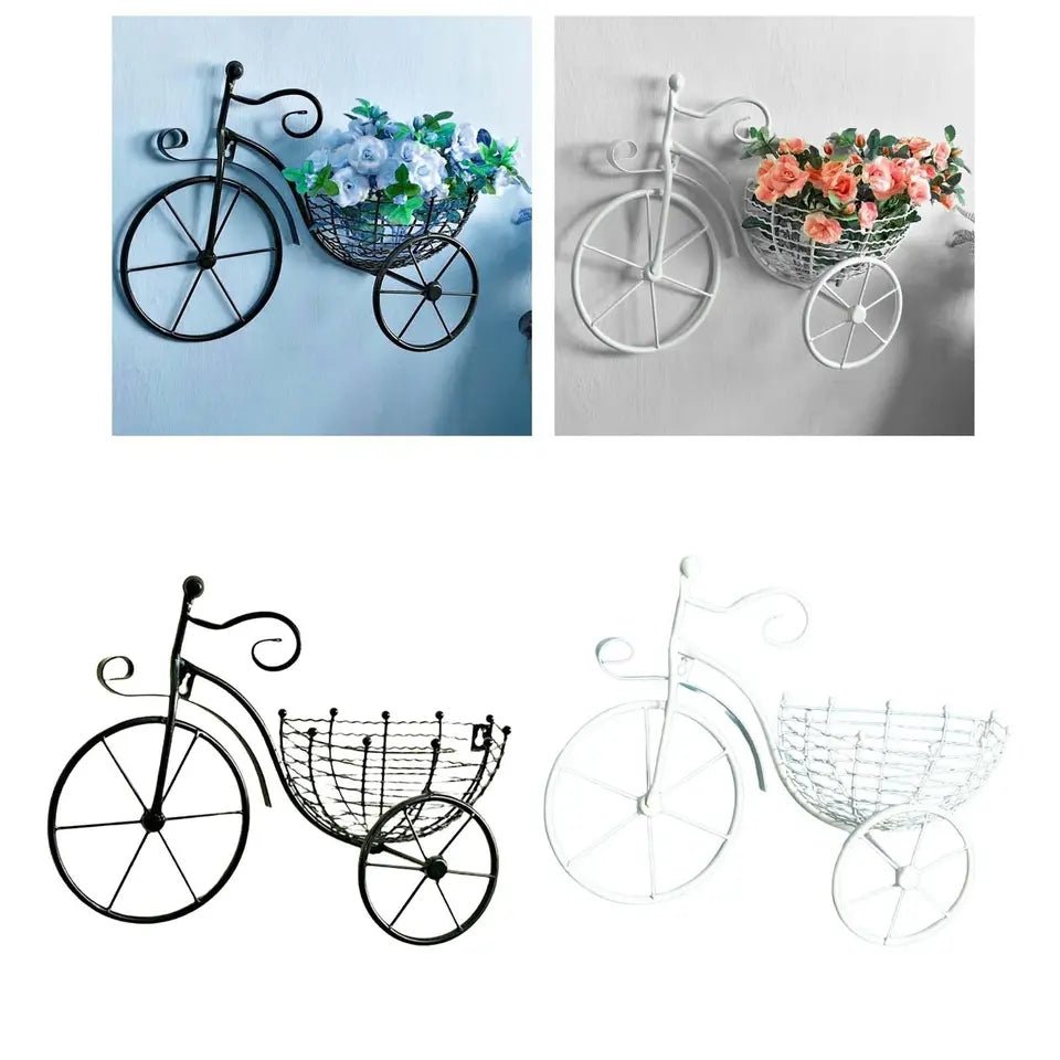 Bicycle Design Wall Basket For Home Decoration - All-In-One Store