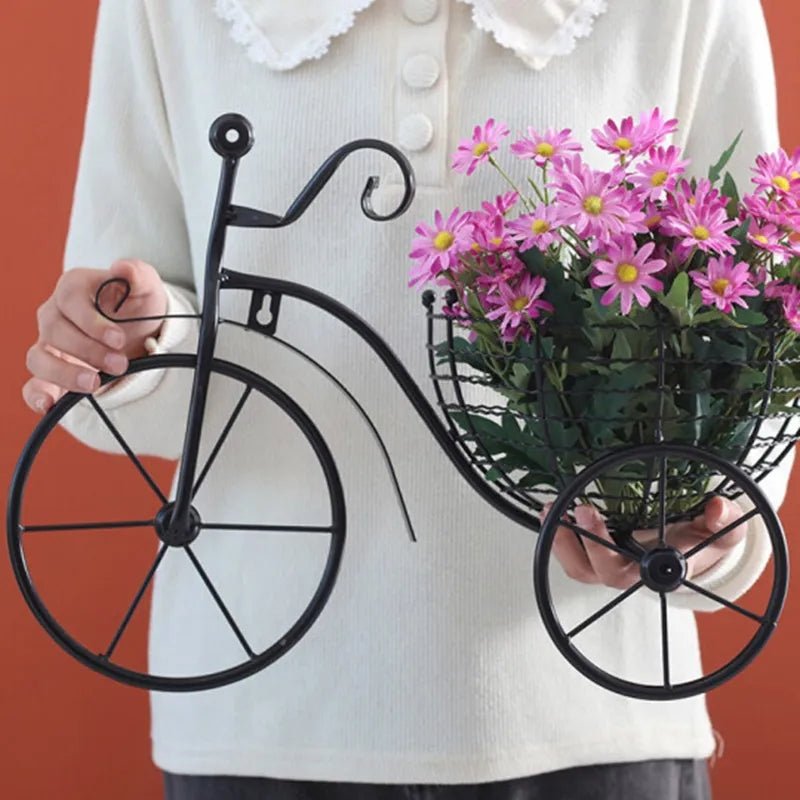 Bicycle Design Wall Basket For Home Decoration - All-In-One Store