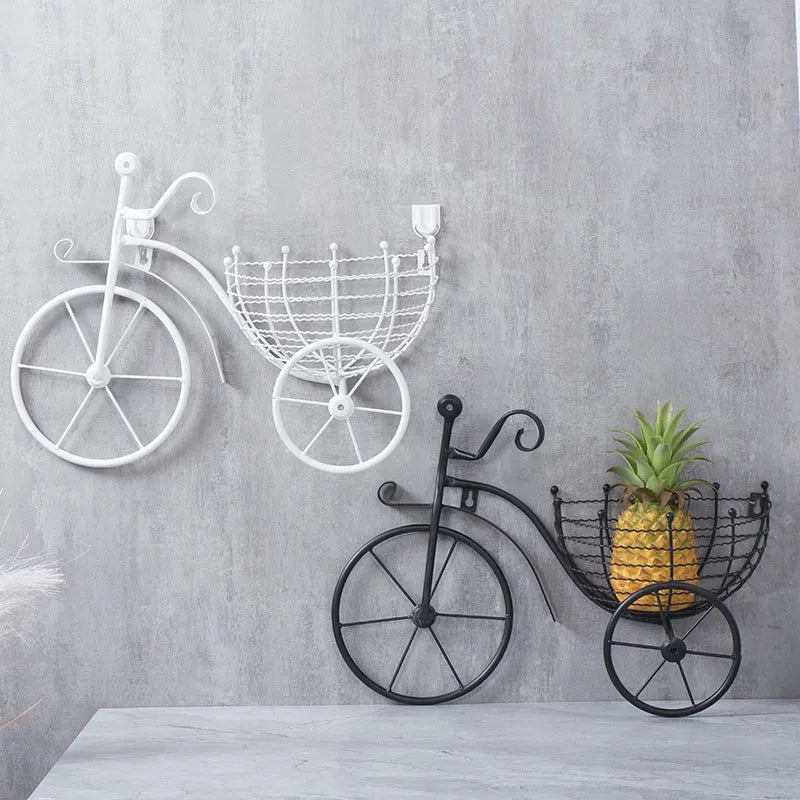 Bicycle Design Wall Basket For Home Decoration - All-In-One Store