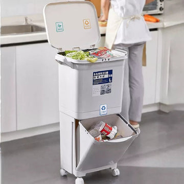 Big Kitchen Trash Trolley - All-In-One Store
