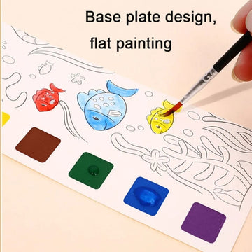 Brush & Splash: Watercolor Doodle Coloring Books - All-In-One Store