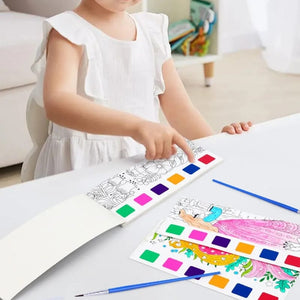 Brush & Splash: Watercolor Doodle Coloring Books - All-In-One Store