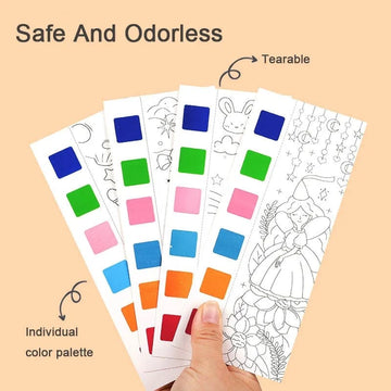 Brush & Splash: Watercolor Doodle Coloring Books - All-In-One Store