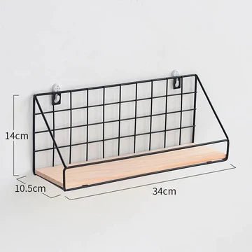 Checks and Boxes Wall Shelf - All-In-One Store