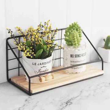 Checks and Boxes Wall Shelf - All-In-One Store
