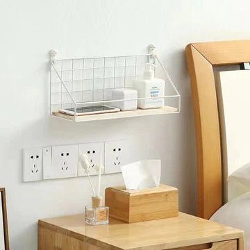 Checks and Boxes Wall Shelf - All-In-One Store