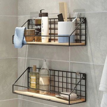 Checks and Boxes Wall Shelf - All-In-One Store