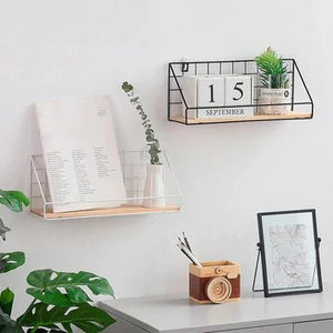 Checks and Boxes Wall Shelf - All-In-One Store