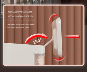 Classy Cosmetic Organizer With Mirror (Without LED) - All-In-One Store