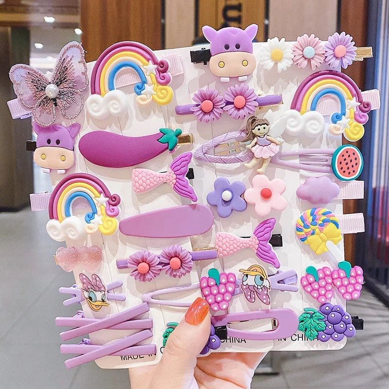 Colorful Hair Clips (Pack of 14) - All-In-One Store