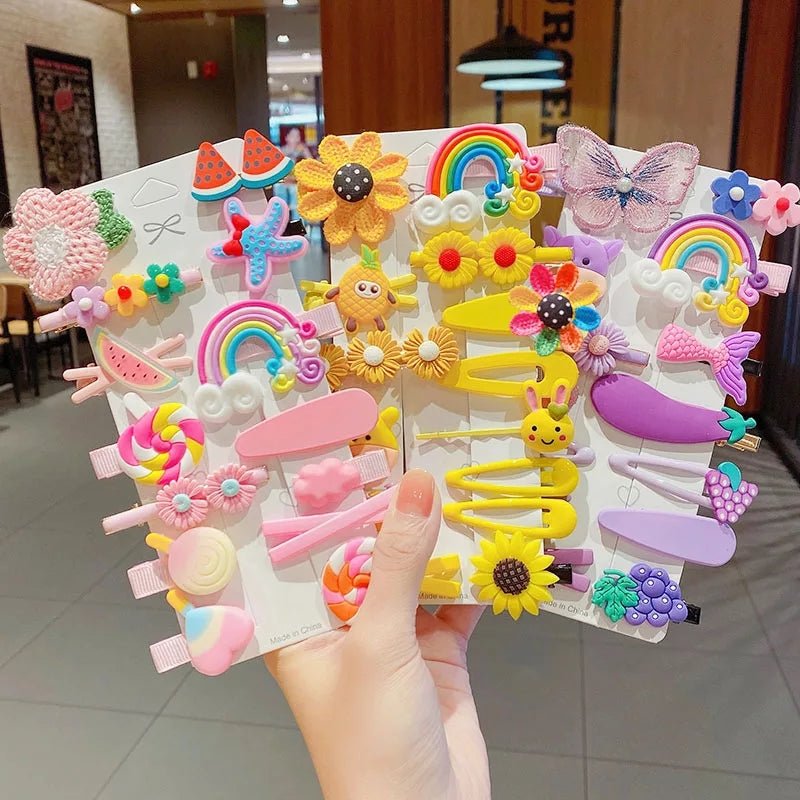 Colorful Hair Clips (Pack of 14) - All-In-One Store