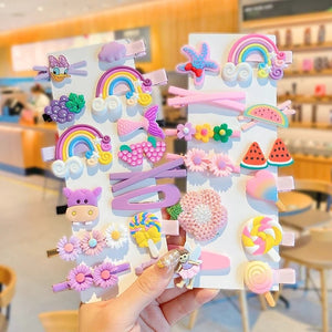 Colorful Hair Clips (Pack of 14) - All-In-One Store