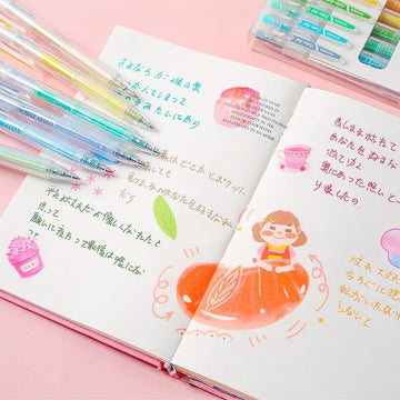 Coloring Gel Ink Pen - Pack Of 9 - All-In-One Store